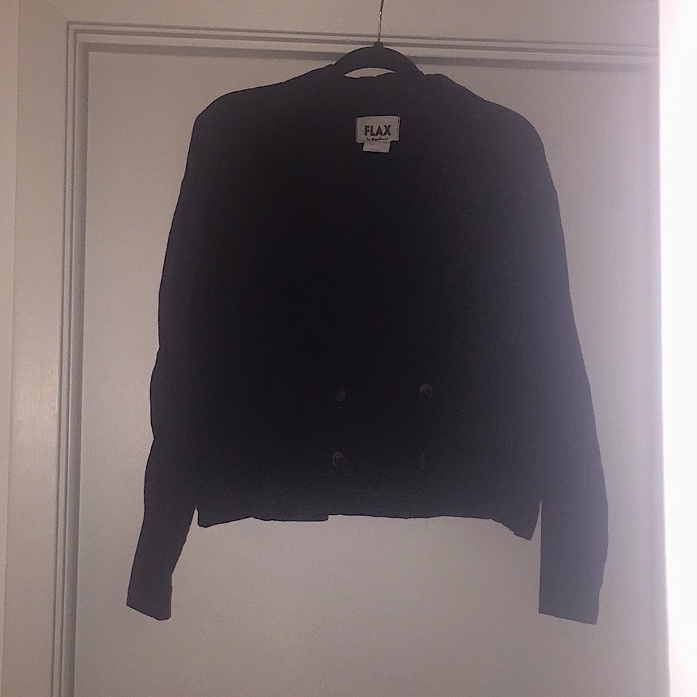 FLAX by Angelheart black vintage blazer